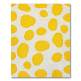 Yellow Spot Abstract Area Rug
