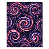 Purple Swirl Abstract No. 8 Area Rug