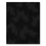 Starry Contours Black White Area Rug