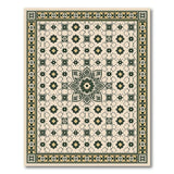 Beige Persian Starburst Geometric Area Rug