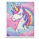 Rainbow Unicorn Kids Cartoon Area Rug