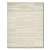 Beige Geometric Block Stripe Area Rug