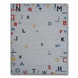 Geometric Alphabet Scatter Multi-Color Rug