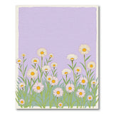 Purple Daisy Meadow Floral Area Rug