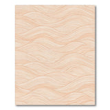 Wavy Beige Abstract No. 4 Area Rug