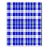 Blue and Teal Navy Blue Plaid Checkered Area Rug