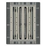 Bold Geometric Modern Bold Black White Geometric Area Rug