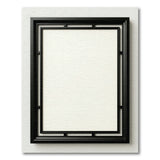 Black Grid Geometric Modern Area Rug