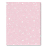 Whimsical Pink Stars Area Rug