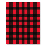 Bold Red Black Buffalo Plaid No. 3 Area Rug