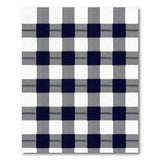Geometric Modern Check Black White Buffalo Check Area Rug