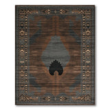 Grey Heritage Tribal Area Rug