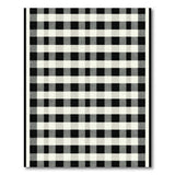 Black and White Rustic Farmhouse Classic Black White Checkered Area Rug