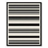 Bold Horizontal Stripe Bold Black White Horizontal Stripe Area Rug