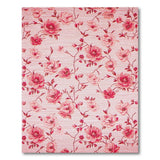 Floral Vintage Vintage Pink Rose Floral Area Rug