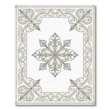 Traditional Persian Ornate Grey Medallion Area Rug