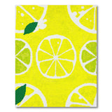 Yellow Slices Sunny Lemon Slices Yellow Area Rug