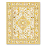Gold Medallion Persian Area Rug