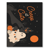 Creep It Cute Ghost Halloween Area Rug