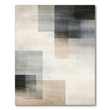 Abstract Area Abstract Beige Geometric Area Rug