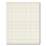 Beige and Neutral Geometric Modern Beige Gingham Plaid Area Rug