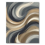 Swirling Grey Abstract Abstract Area Area Rug