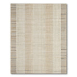 Beige and Neutral Coastal Beach Beige Striped Woven Area Rug
