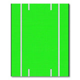 Vibrant Green Field Geometric Area Rug