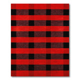 Bold Red Bold Red Black Buffalo Plaid Area Rug