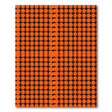 Bold Orange Black Grid Mesh Area Rug