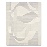 Geometric Modern Modern Grey Abstract Geometric Area Rug