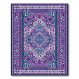 Purple Heritage Tribal Area Rug