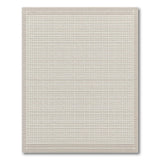 Beige Lattice Weave Area Rug