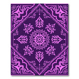 Elegant Purple Mandala Persian Area Rug