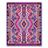 Purple Diamond Southwestern Area Rug