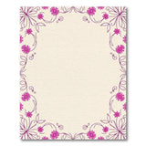 Pink Pink Daisy Floral Border Area Rug