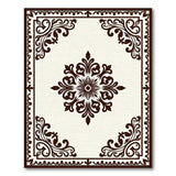 Traditional Persian Ornate Beige Medallion Area Rug