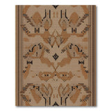 Brown Tan Southwestern Geometric Rug