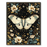Luna Moth Magnolia Floral Rug