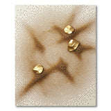 Gold Facet Burst Geometric Rug