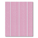 Blush Pink Zigzag Tribal Area Rug