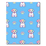 Colorful Cartoon Puppy Kids Area Rug