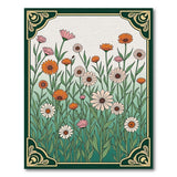 Vintage Wildflower Meadow Area Rug
