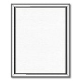 Geometric Modern Black White Geometric Frame Area Rug
