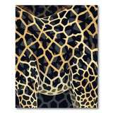 Geometric Giraffe Print Area Rug