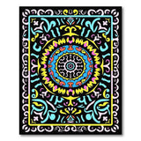 Multi-color and Patterns Vibrant Multi-Color Mandala Persian Area Rug