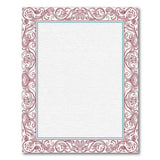 Ornate Border Red Ornate Red Floral Border Area Rug