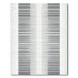 Black and White Vertical Modern Black White Vertical Stripe Area Rug