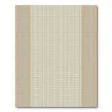 Beige Geometric Grid Stripe Rug