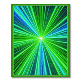 Neon Green Starburst Area Rug